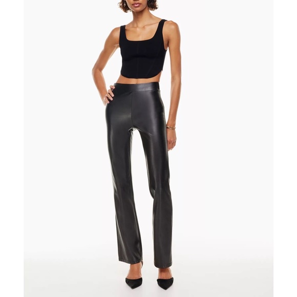 Aritzia Pants - NWT Aritzia Ten by Babaton Upstage Vegan Leather Pant in black